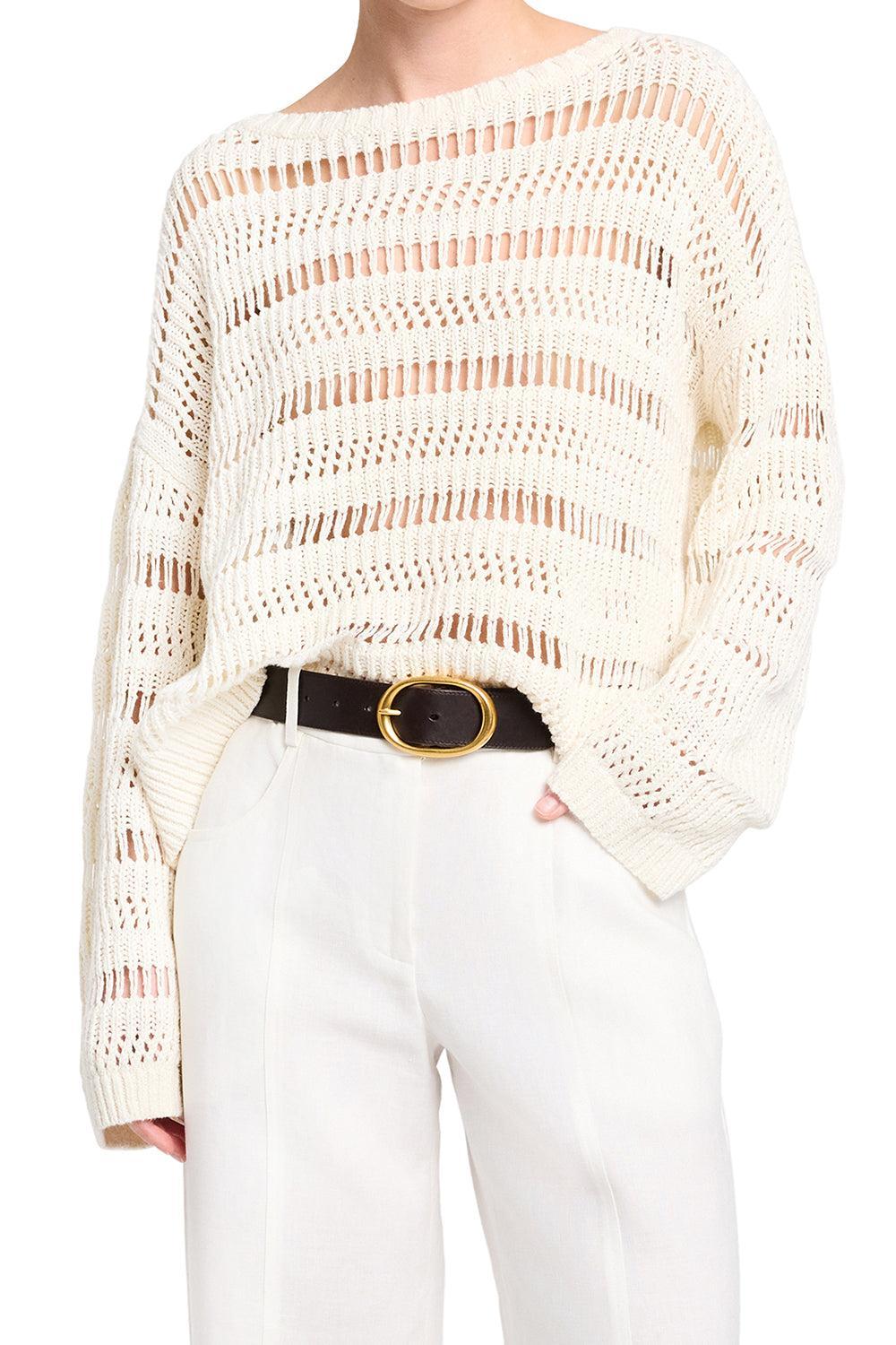 Wide Neck Long Sleeve Top-CREAM-XS-CLOTHINGTOPKNITS-TWP