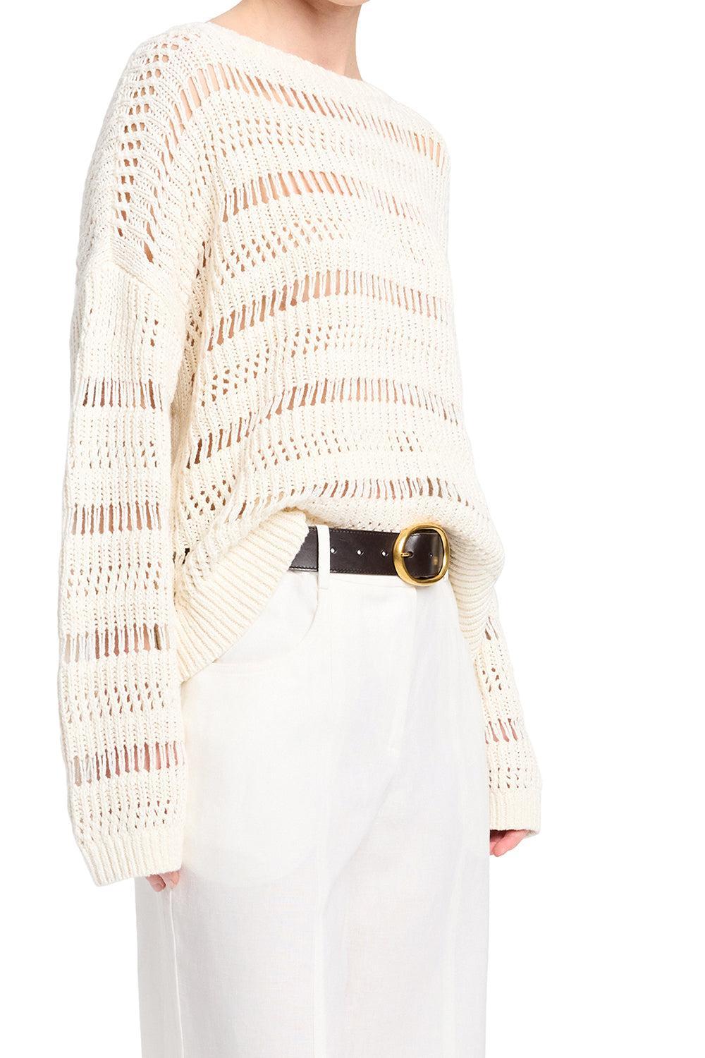 Wide Neck Long Sleeve Top-CREAM-XS-CLOTHINGTOPKNITS-TWP