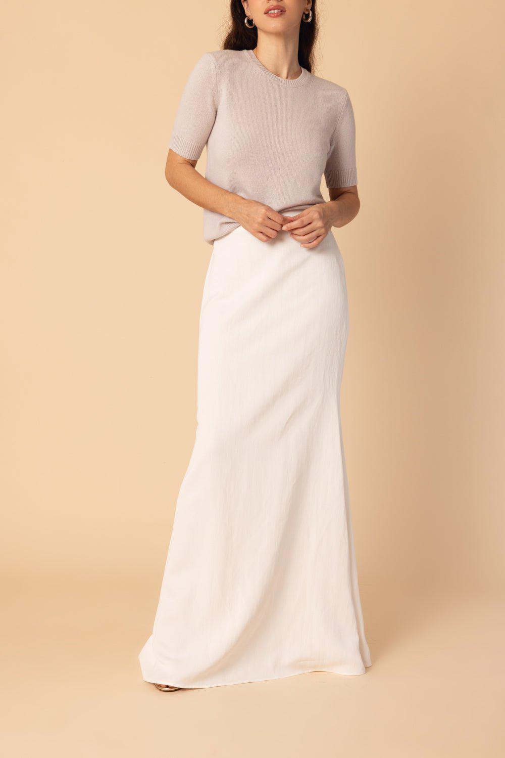 TWP-Audrey Crew - Pale Grey-