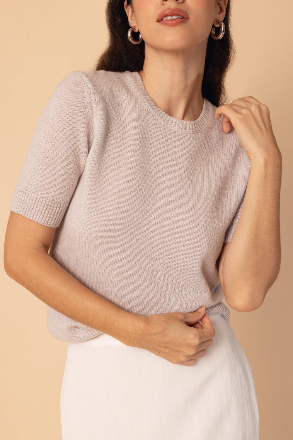 TWP-Audrey Crew - Pale Grey-