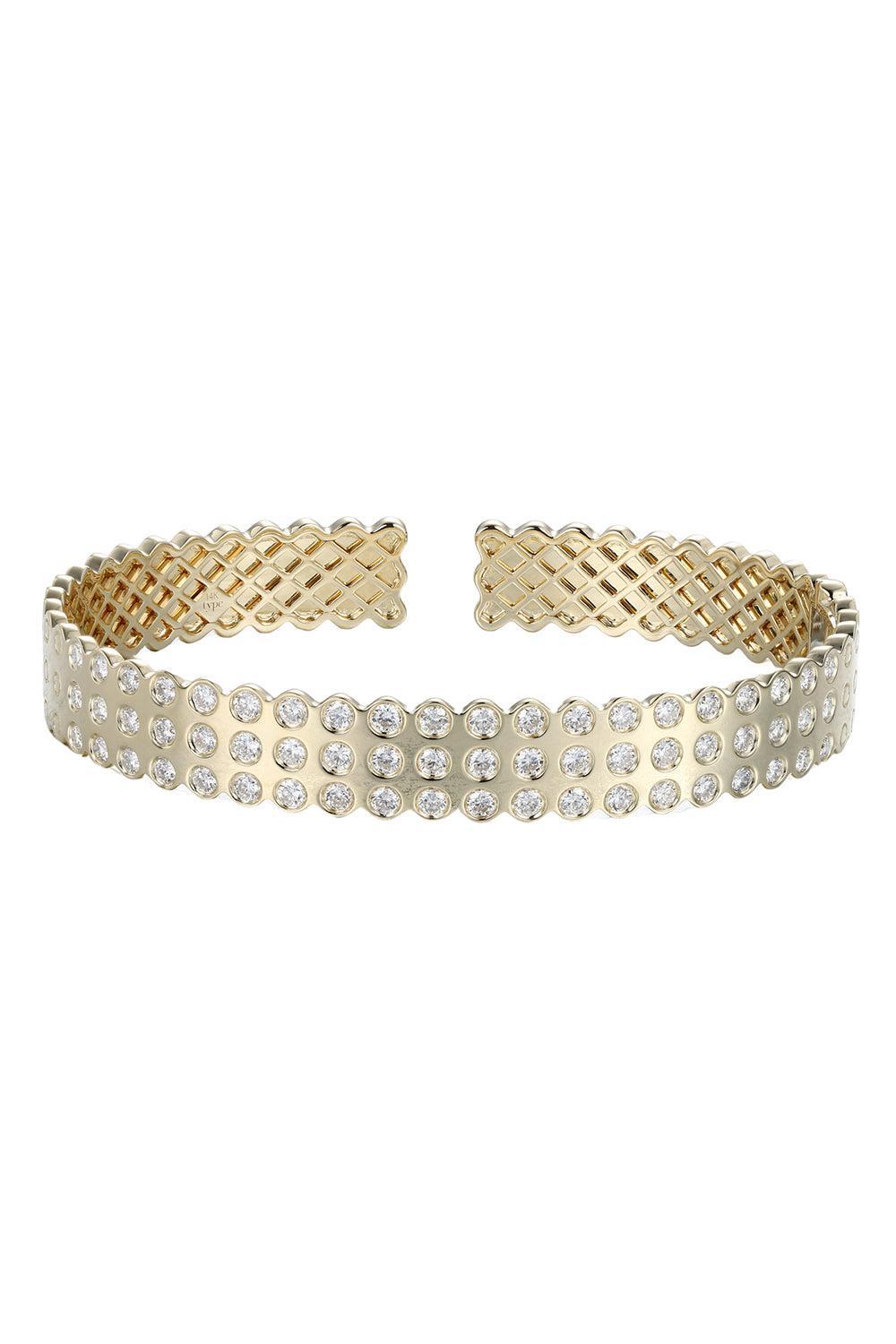 Diamond Leggo 2.0 Large Bangle Bracelet-WHITE GOLD-L-JEWELRYFINE JEWELBRACELET O-TYPE JEWELRY