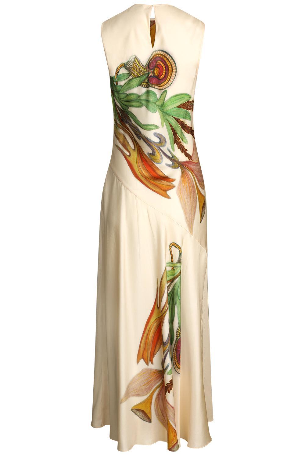 Gaea Midi Dress-CREAM-2-CLOTHINGDRESSCASUAL-ULLA JOHNSON