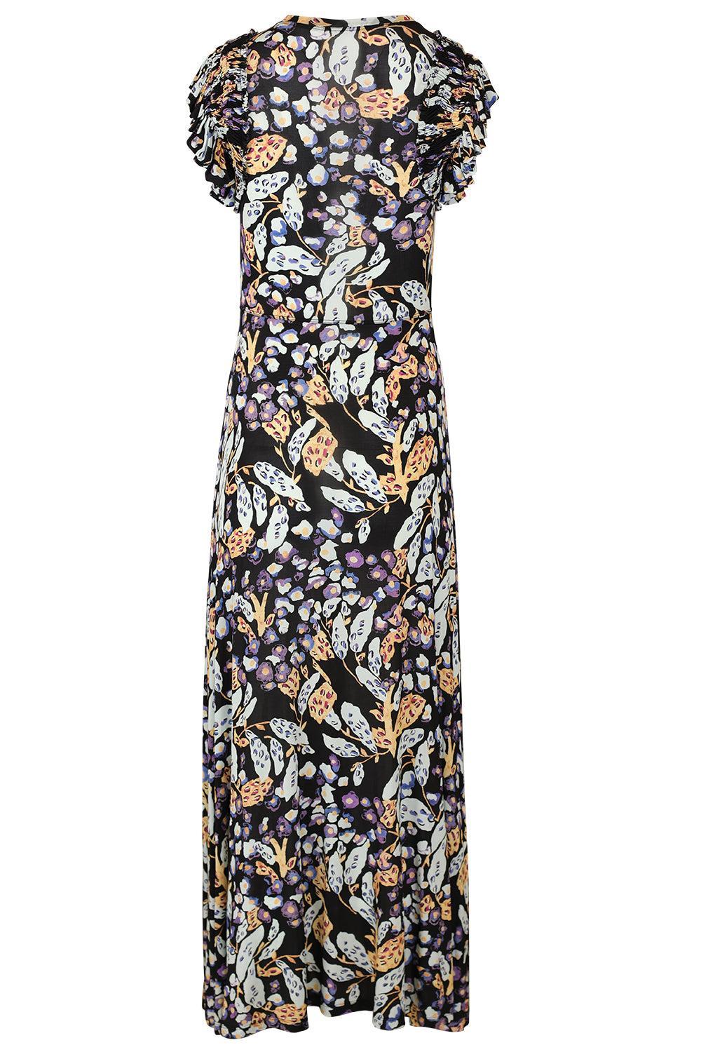  Valentine Flutter Sleeve Dress-FLORAL-P-CLOTHINGDRESSCASUAL-ULLA JOHNSON 