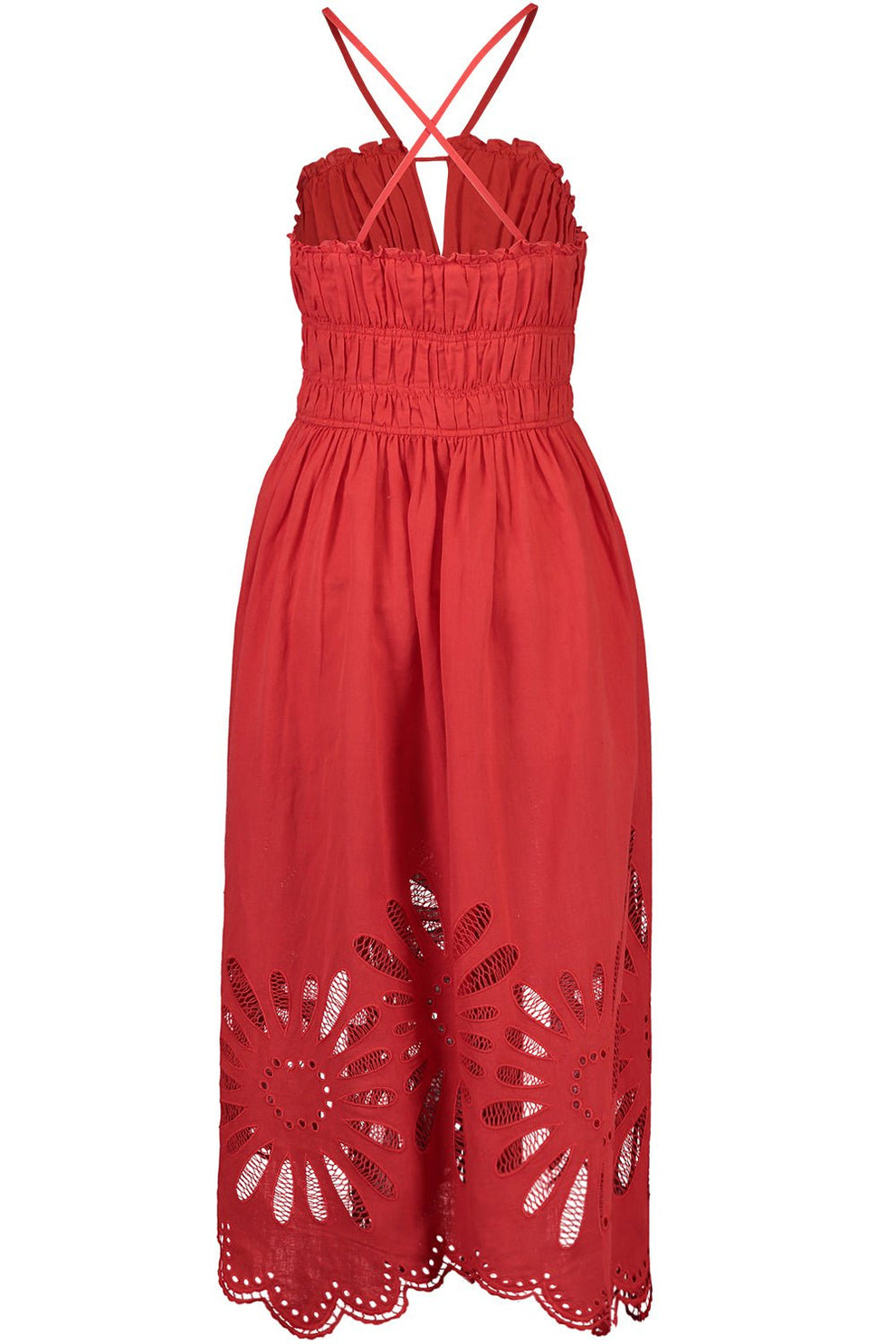 white christmas dresses Beatrice Cotton Maxi Dress-Multi, Wildflower Bouquet main image 1