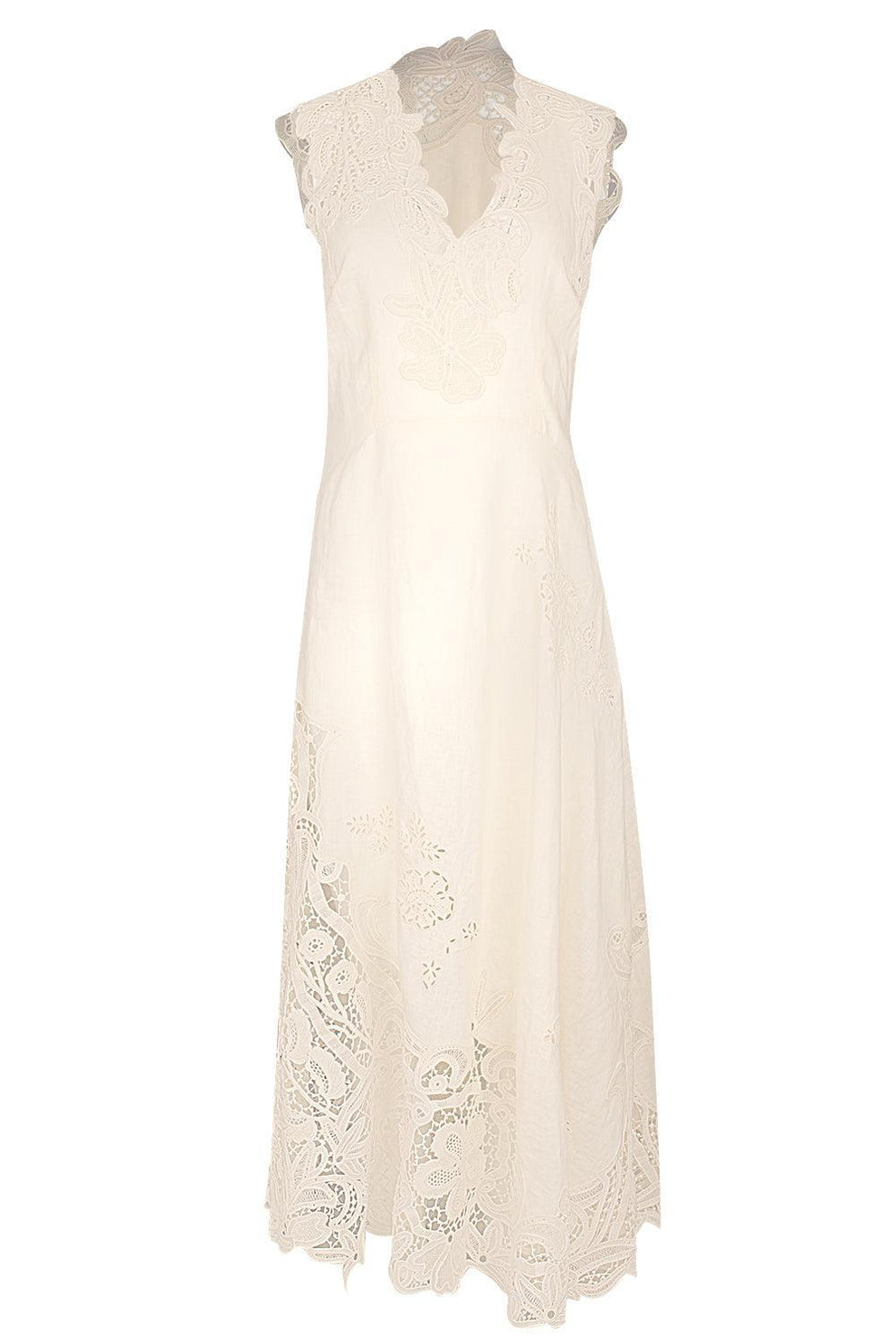 sachin and babi light blue dress Ulla Johnson Anika V-Neck Long-Sleeve Mini Dress main image 1