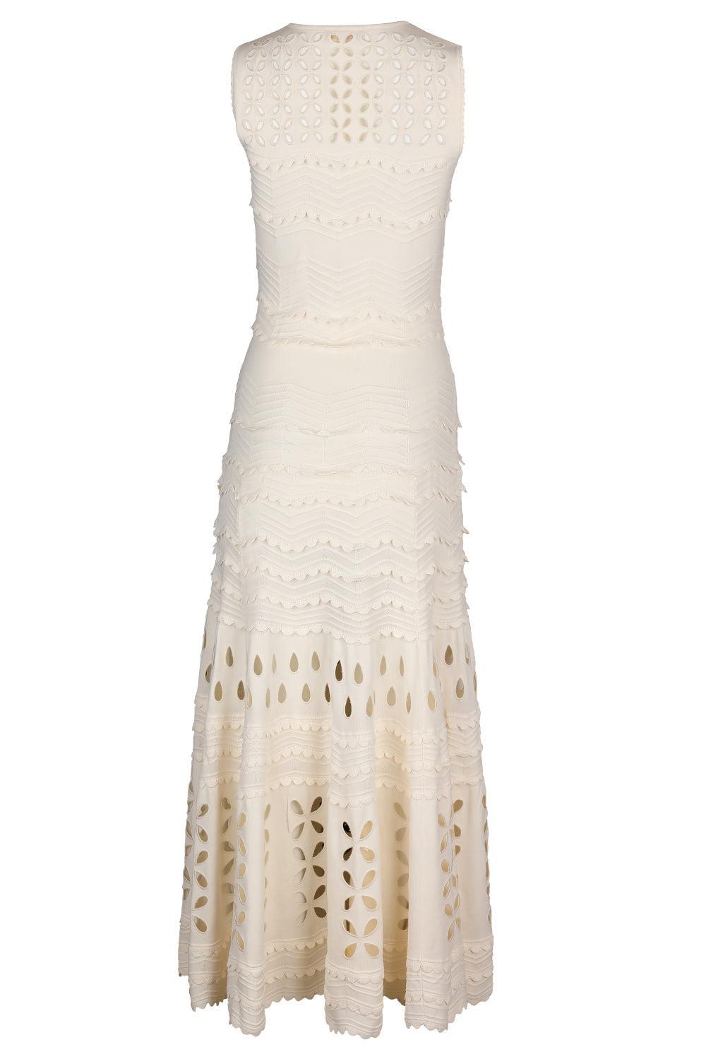 Lakshmi Dress - Cowrie-WHITE-S-CLOTHINGDRESSCASUAL-ULLA JOHNSON