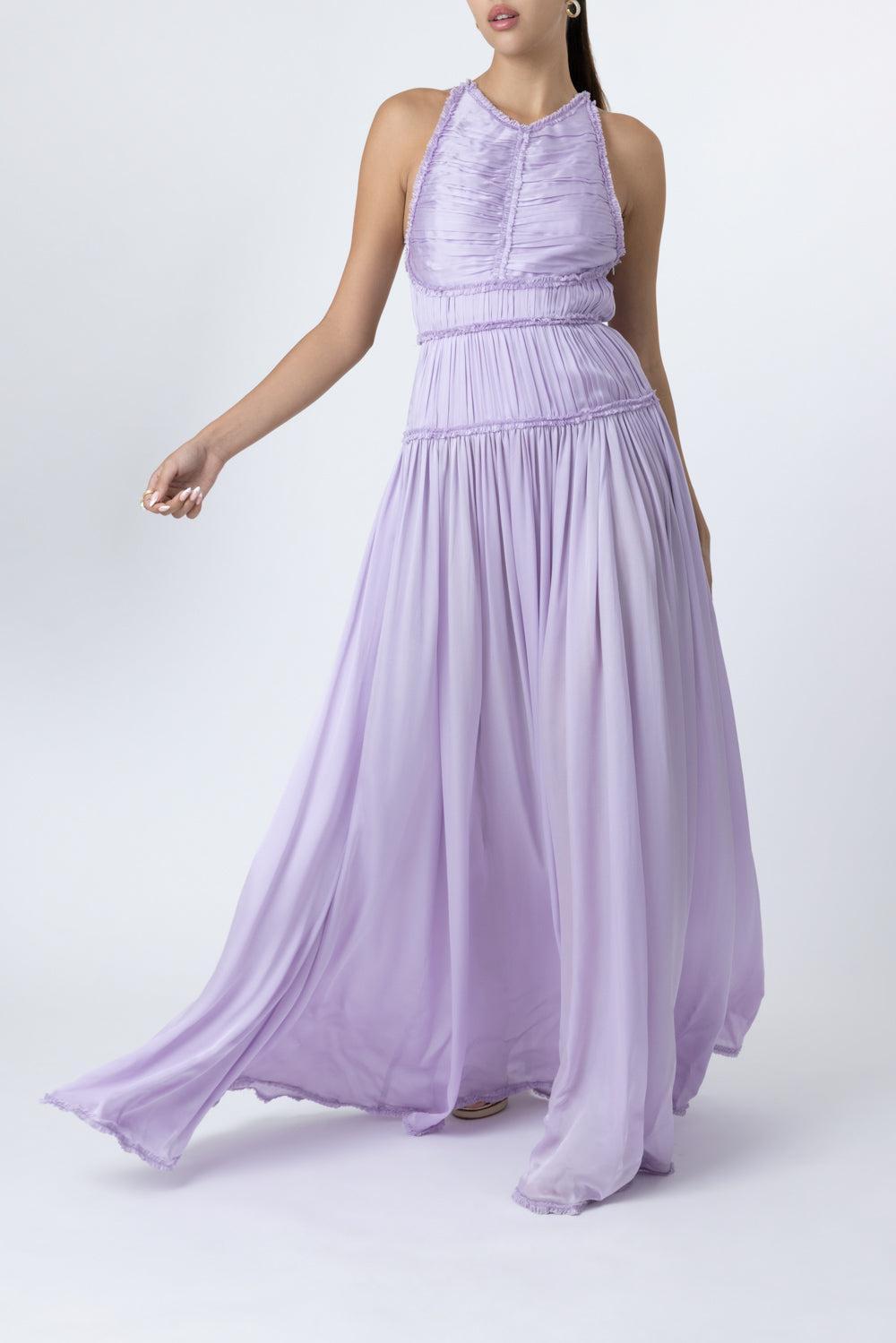  Demetra Sleeveless Gown-PURPLE-2-CLOTHINGDRESSGOWN-ULLA JOHNSON 