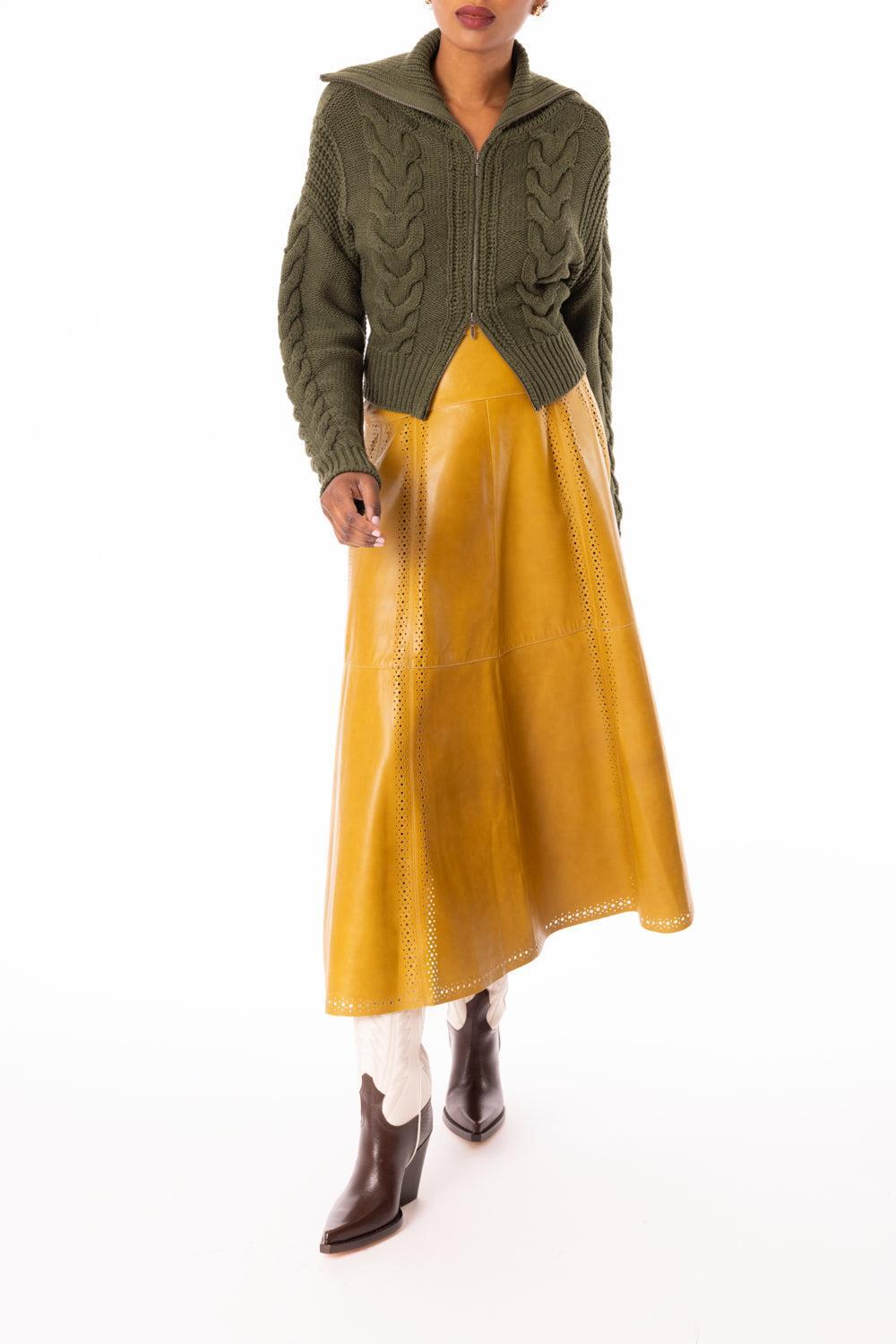 Aninda Midi Skirt-WILLOW-2-CLOTHINGSKIRTMIDI-ULLA JOHNSON