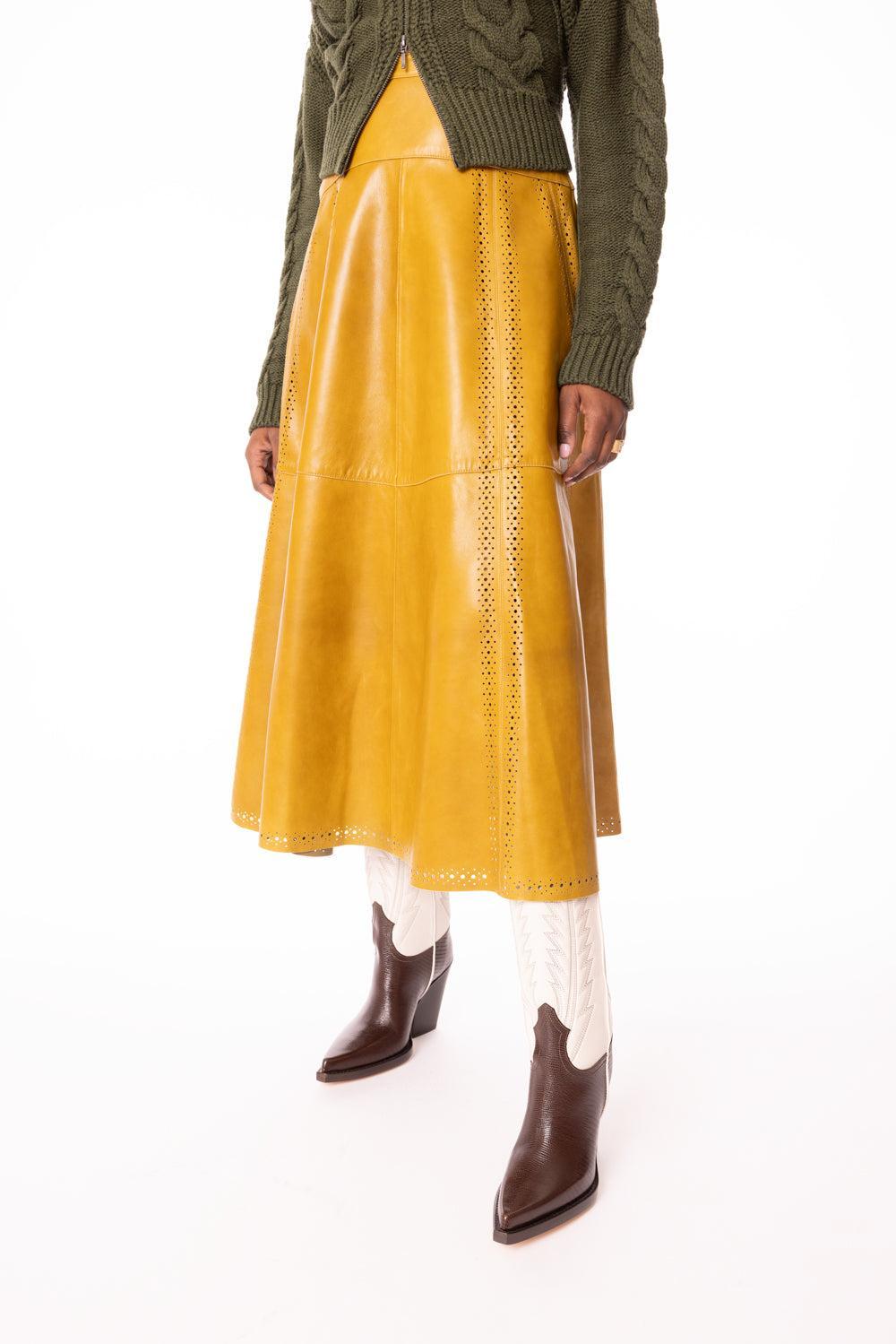 Aninda Midi Skirt-WILLOW-2-CLOTHINGSKIRTMIDI-ULLA JOHNSON