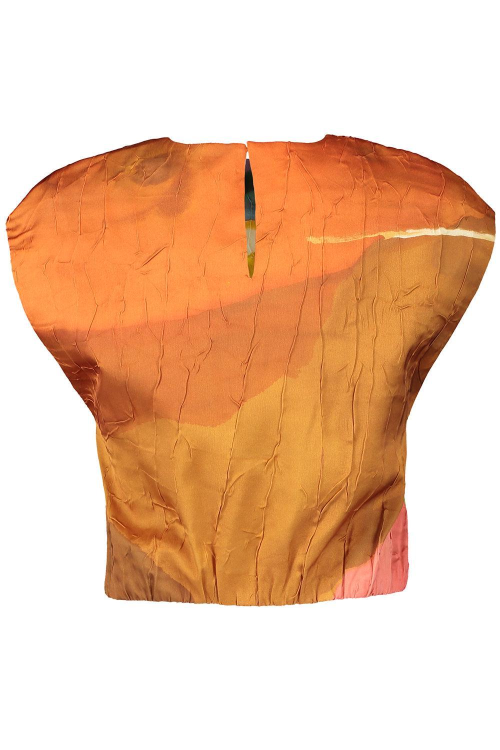 Gisella Crop Top-GEOMETRC-2-CLOTHINGTOPBLOUSE-ULLA JOHNSON