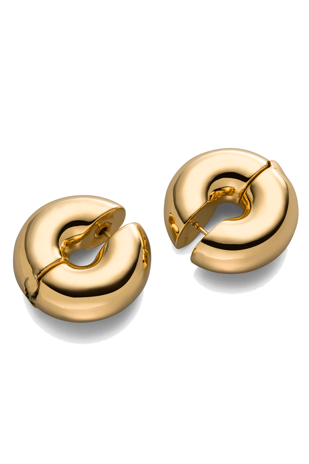 UNCOMMON MATTERS-Stratus Hoop Earrings-GOLD