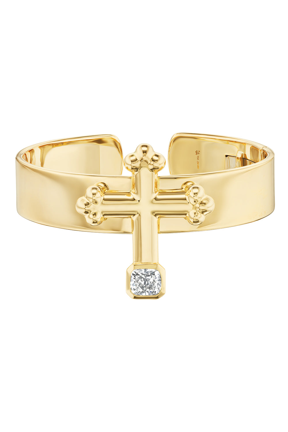 Diamond Cross Cuff Bracelet
