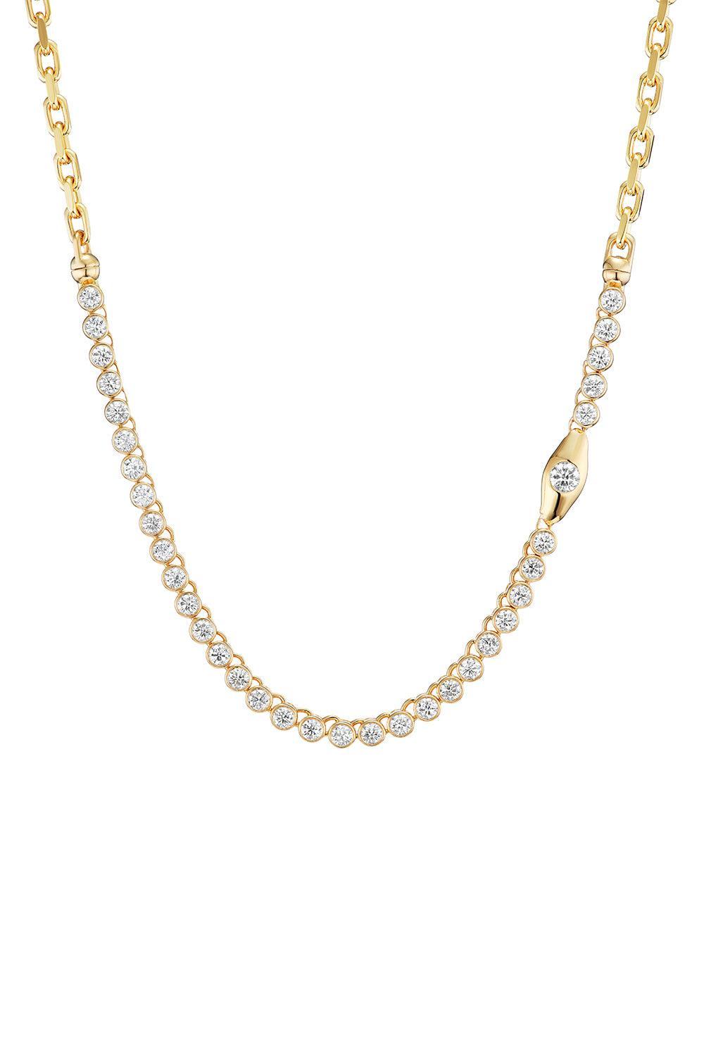 Diamond Vessel Tennis Necklace