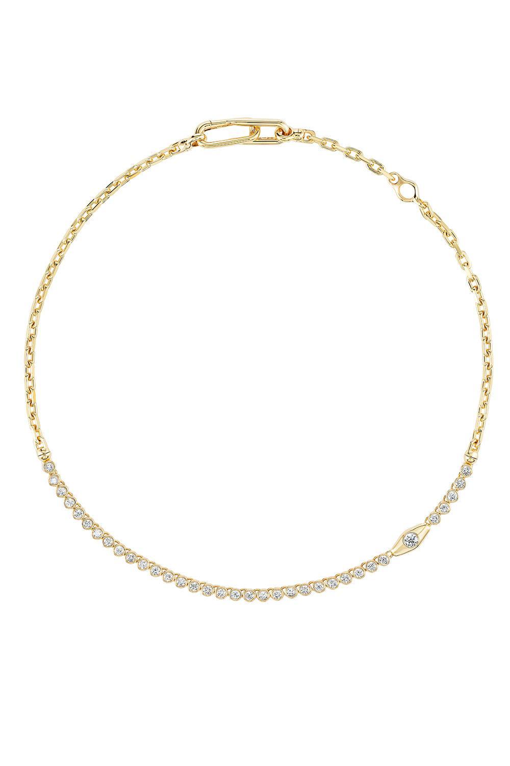 Diamond Vessel Tennis Necklace