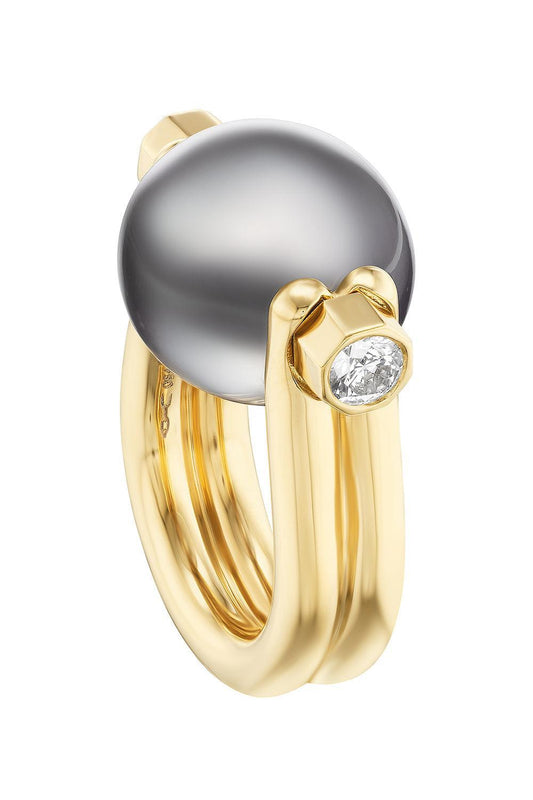 Pearl Machina Ring-YELLOW GOLD-7-JEWELRYFINE JEWELRING-UNIFORM OBJECT