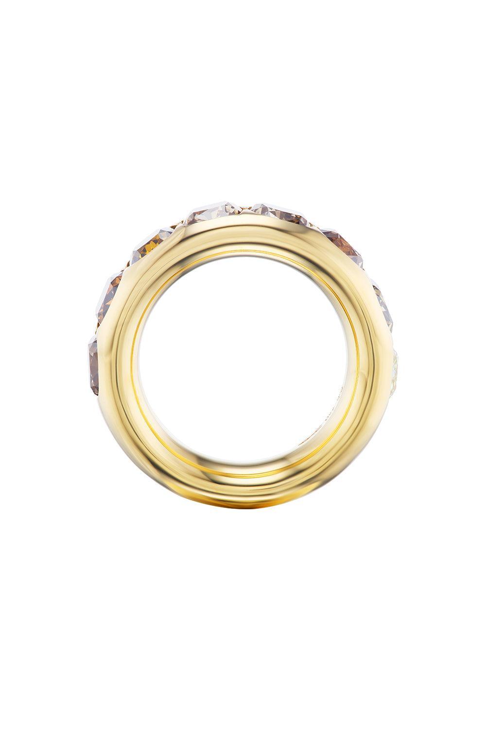 Champagne Diamond Ultra Gauge Ring-YELLOW GOLD-8-JEWELRYFINE JEWELRING-UNIFORM OBJECT