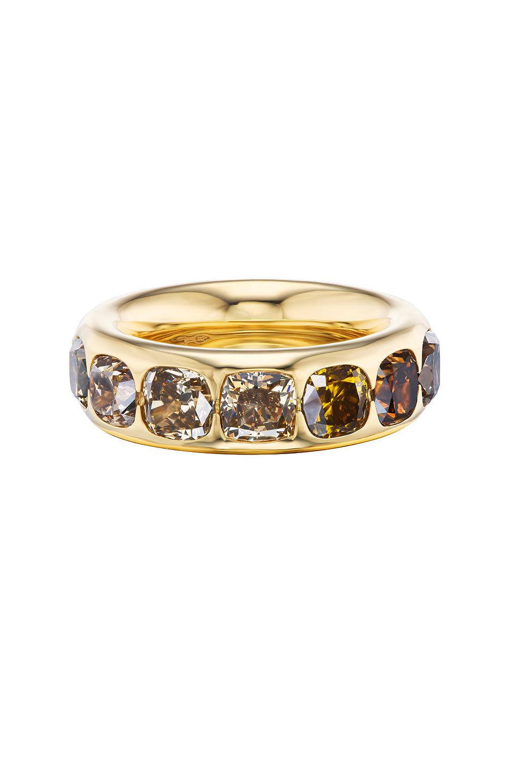 Champagne Diamond Ultra Gauge Ring