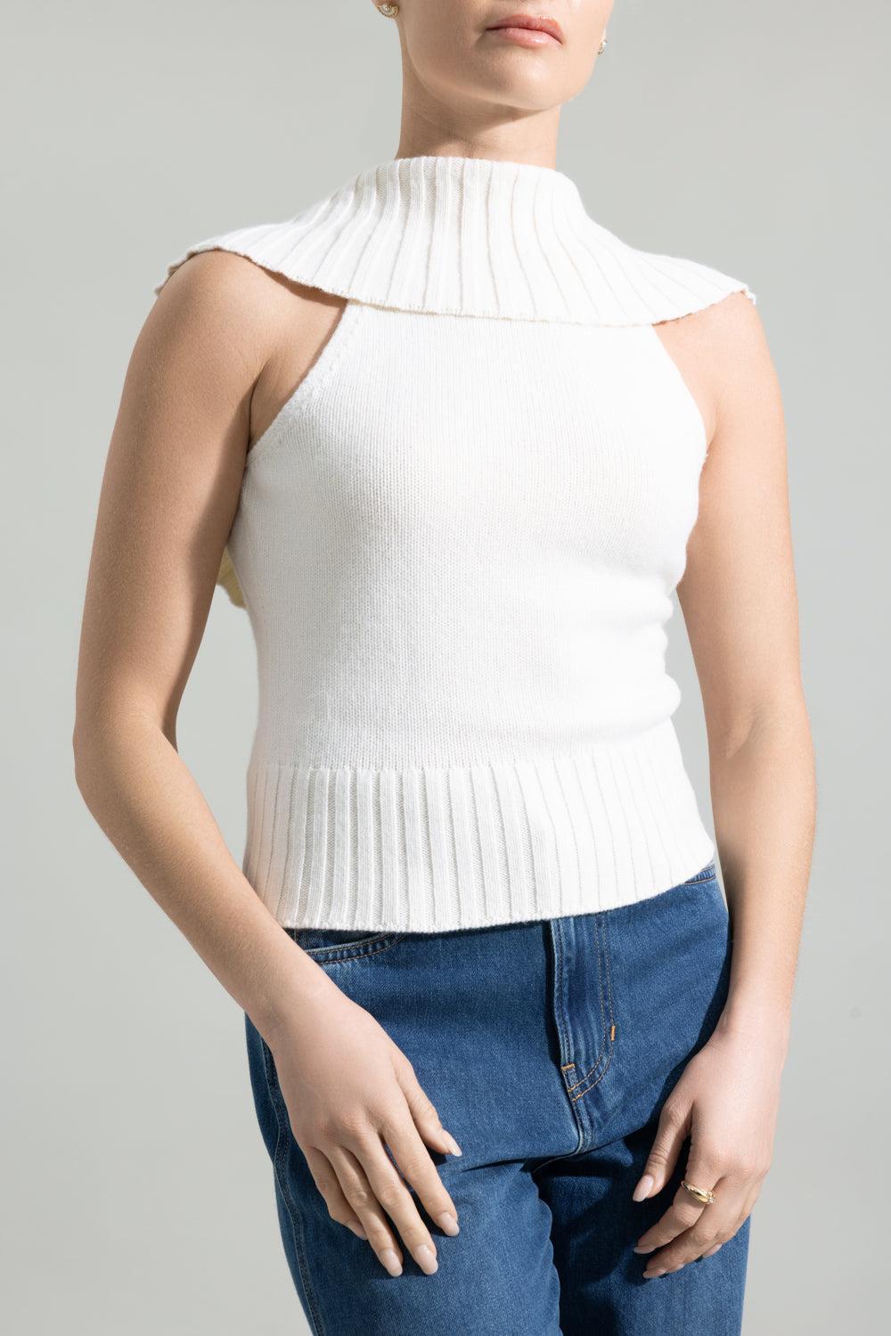 Chen Top-OFF WHITE-XS-CLOTHINGTOPKNITS-CULT GAIA