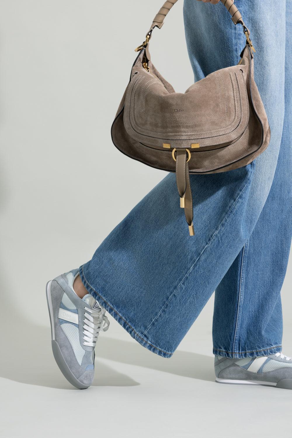 Chloe Kick Sneaker - Greyish Blue-GREY-36-SHOESNEAKER-CHLOÉ