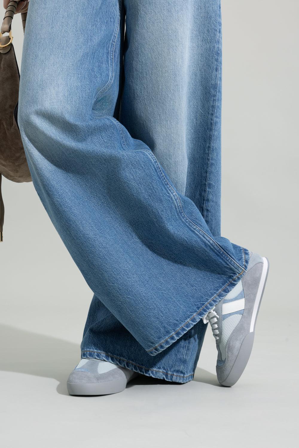 Chloe Kick Sneaker - Greyish Blue-GREY-36-SHOESNEAKER-CHLOÉ