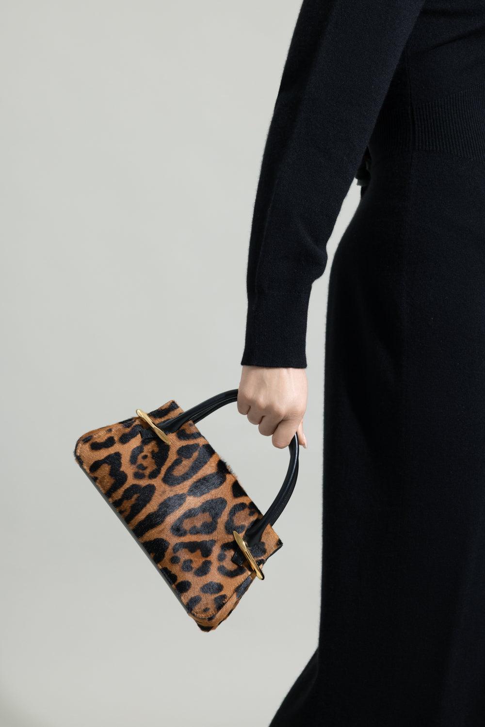 Pinch Mini Bag - Animal Print-BLACK/BEIGE-HANDBAGTOP HANDLE-GIVENCHY