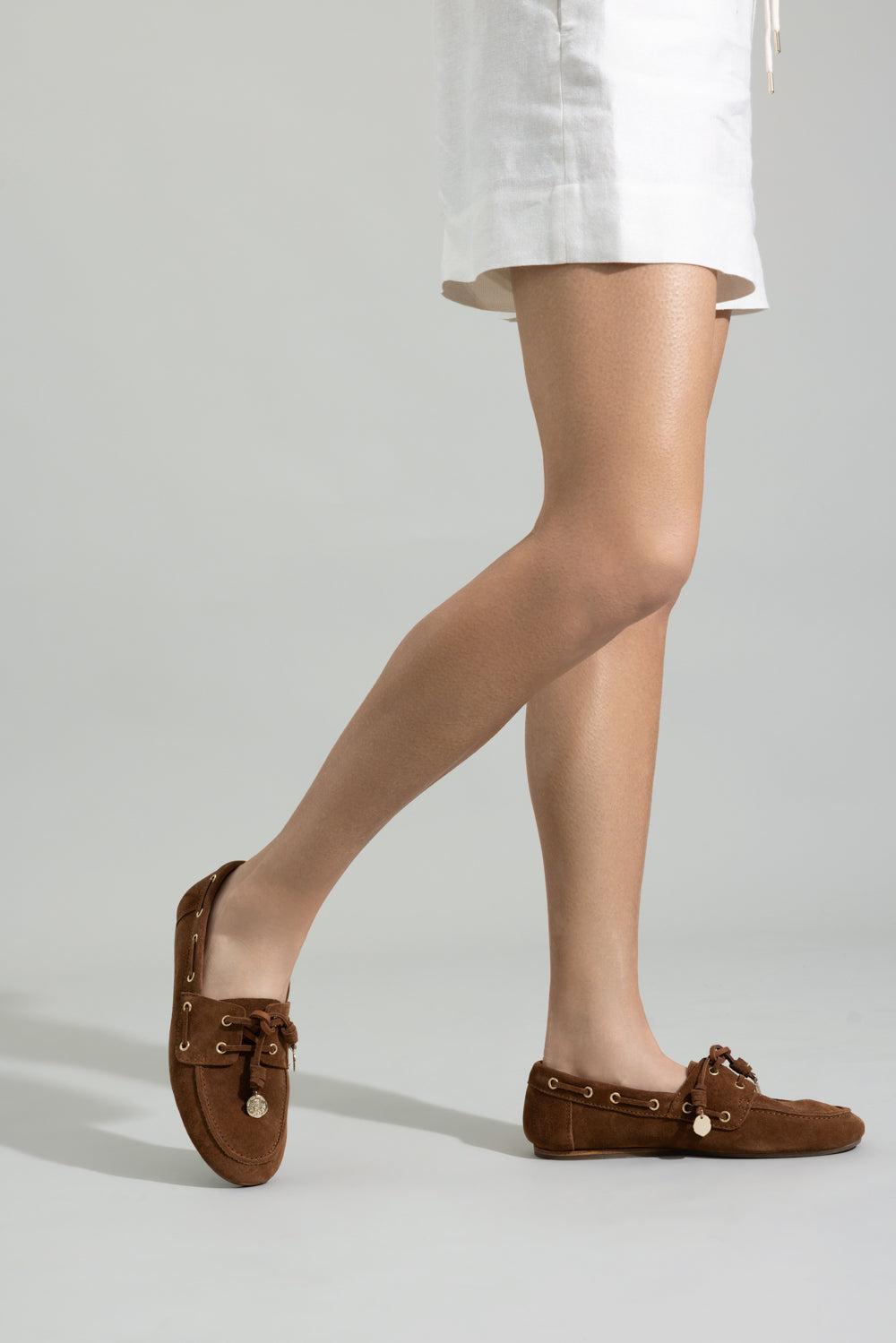 Pliara Loafer - Brown-BROWN-36-SHOEFLAT SHOE-ANCIENT GREEK SANDALS
