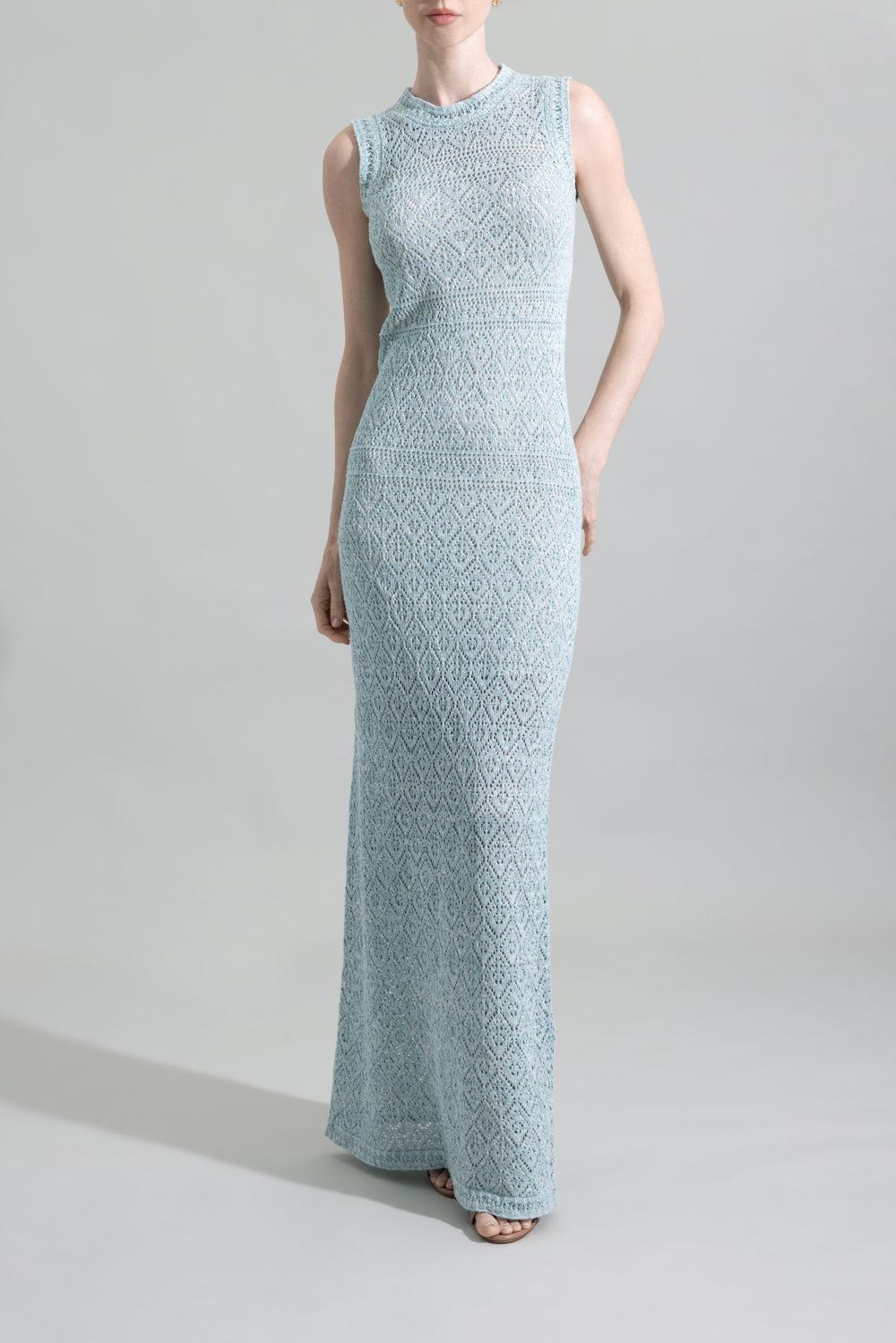 Sleeveless Knit Midi Dress - Green-GREEN-XS-CLOTHINGDRESSCASUAL-ELEVENTY