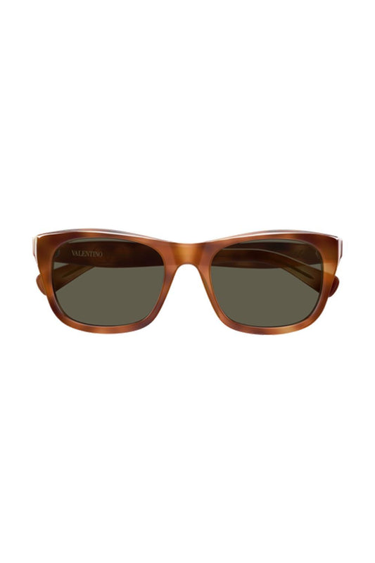 Square Suglasses-BROWN-ACCESSORIESUNGLASSES-VALENTINO ACCESSORIES