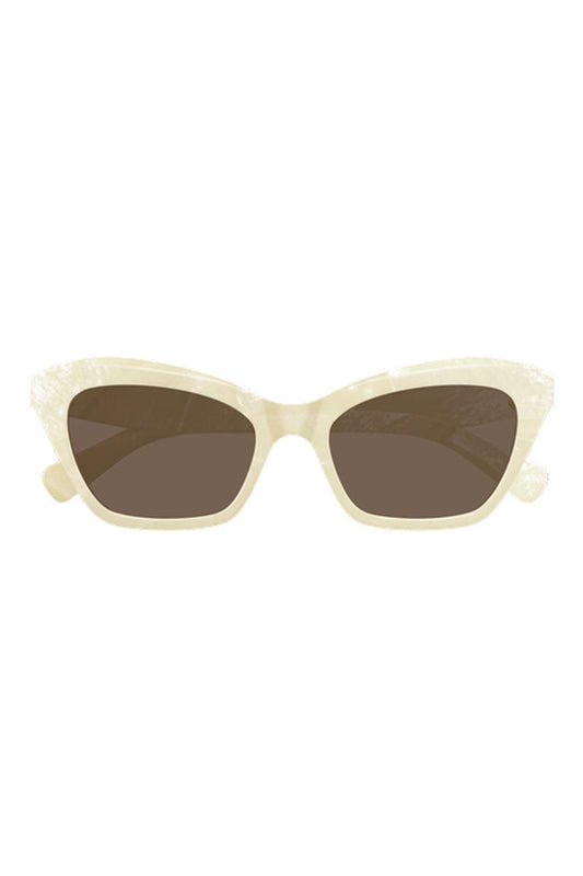 Cat Eye Sunglasses-CREAM-ACCESSORIESUNGLASSES-VALENTINO ACCESSORIES