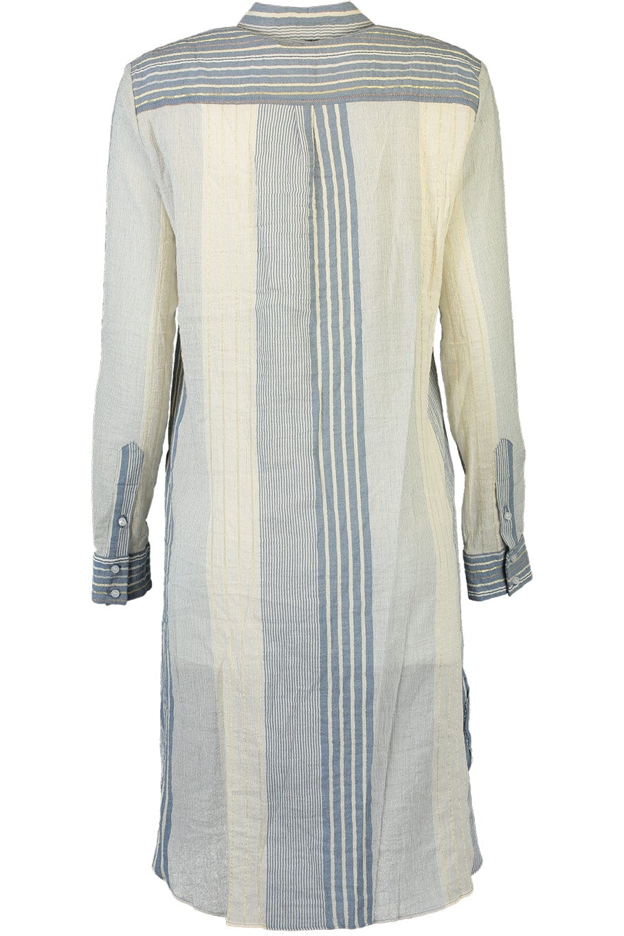 VALERIE KHALFON-Agua Long Sleeve Striped Tunic Dress-