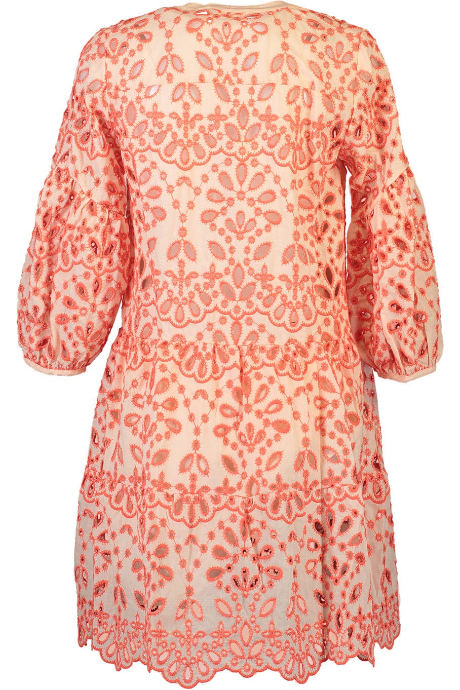 VALERIE KHALFON-Eze Long Sleeve Embroidered Mini Dress-