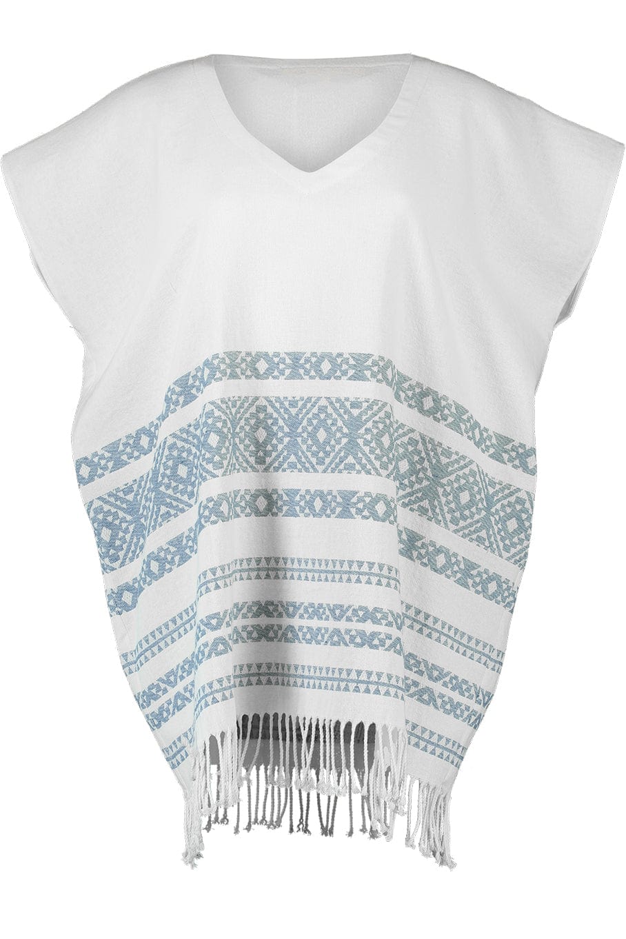 VALERIE KHALFON-Poya Short Sleeve Fringe Dress-