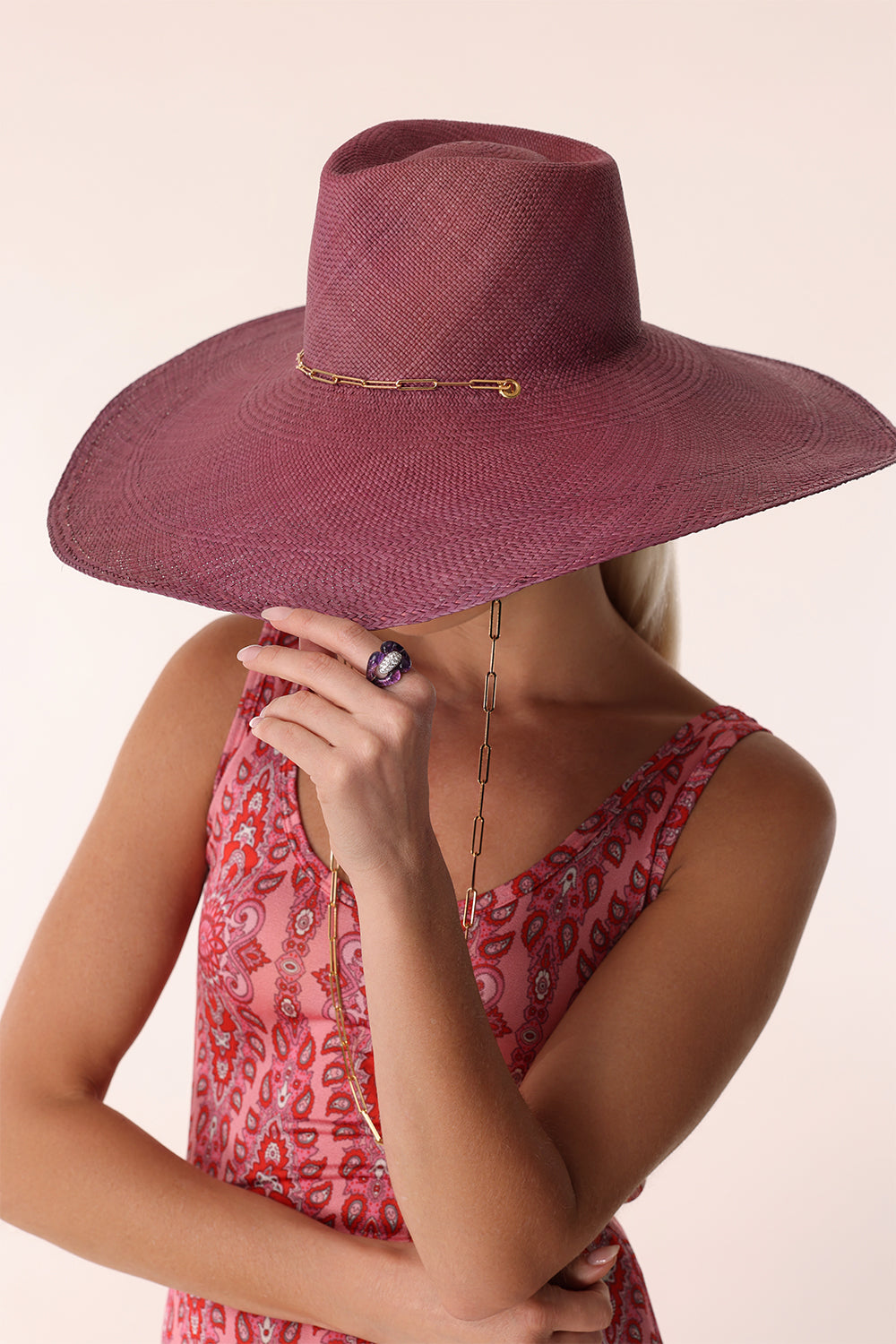 Livy XL Hat - Blush-BLUSH-S-ACCESSORIEHEADWEAR-VAN PALMA