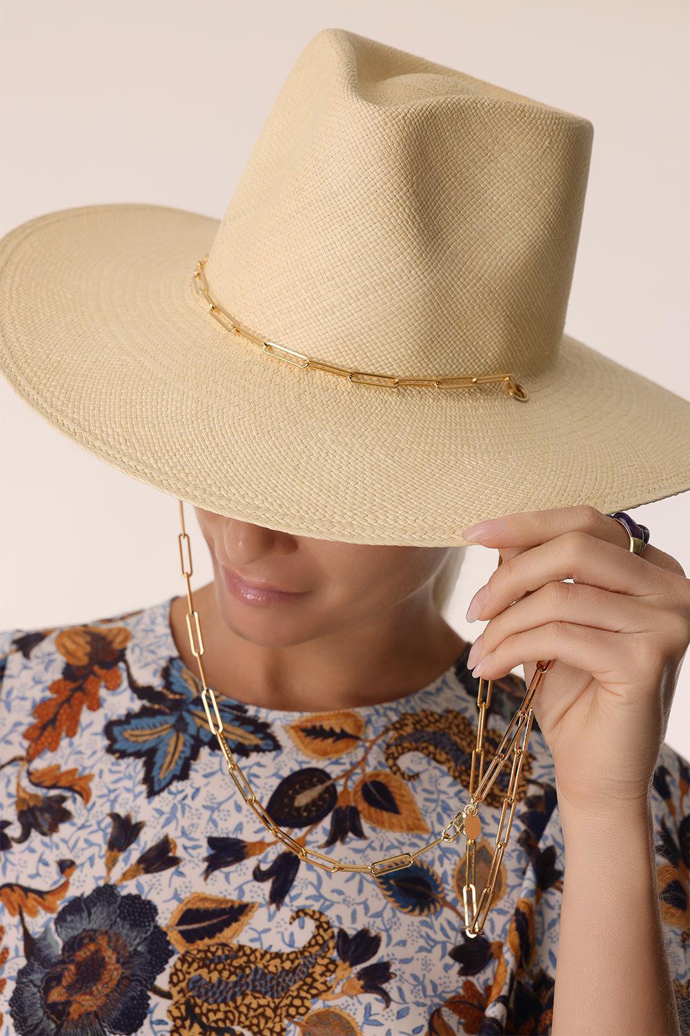 Livy Junior Hat - Natural | VAN PALMA – Marissa Collections