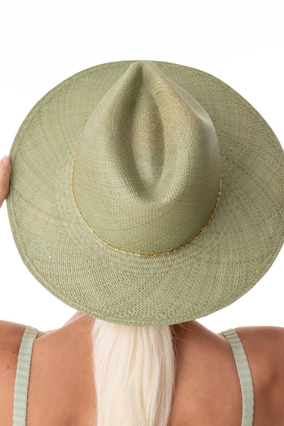 NEW VAN PALMA women\'s luisa hat in sage Luisa Hat | VAN PALMA – Marissa Collections main image 2