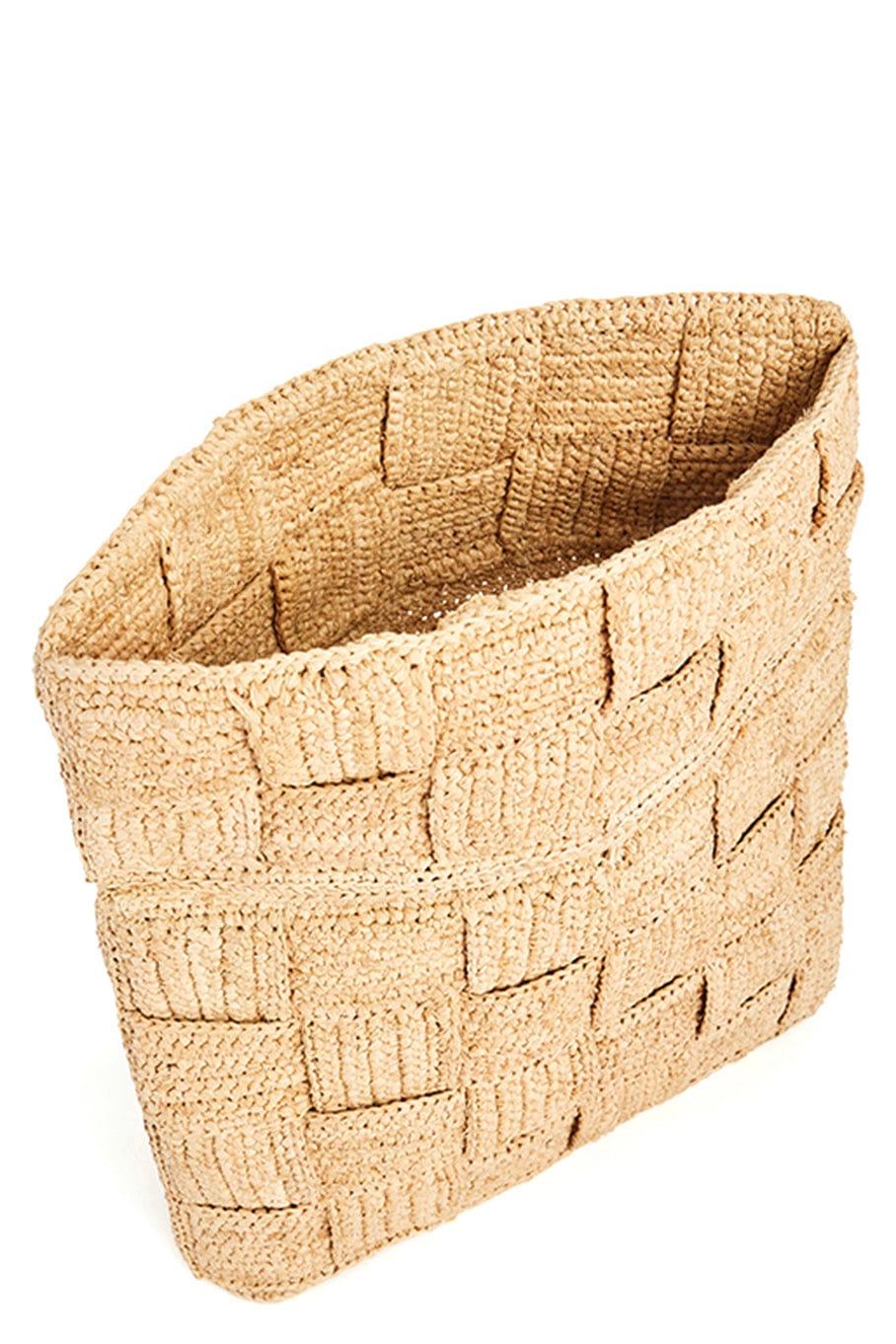 VANESSA BRUNO-Fold Over Clutch-NATUREL