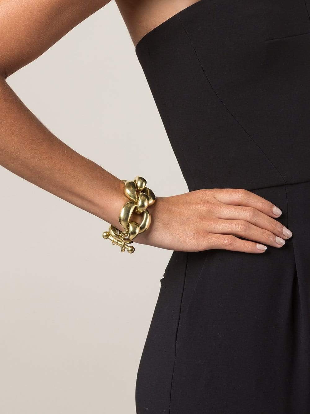 VAUBEL-Chunky Link Chain Bracelet-GOLD