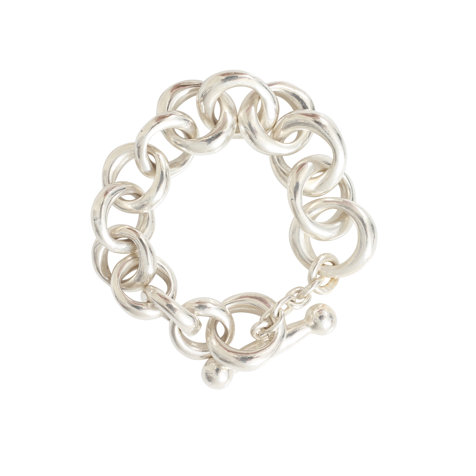 VAUBEL-Oval Ring Bracelet-SILVER