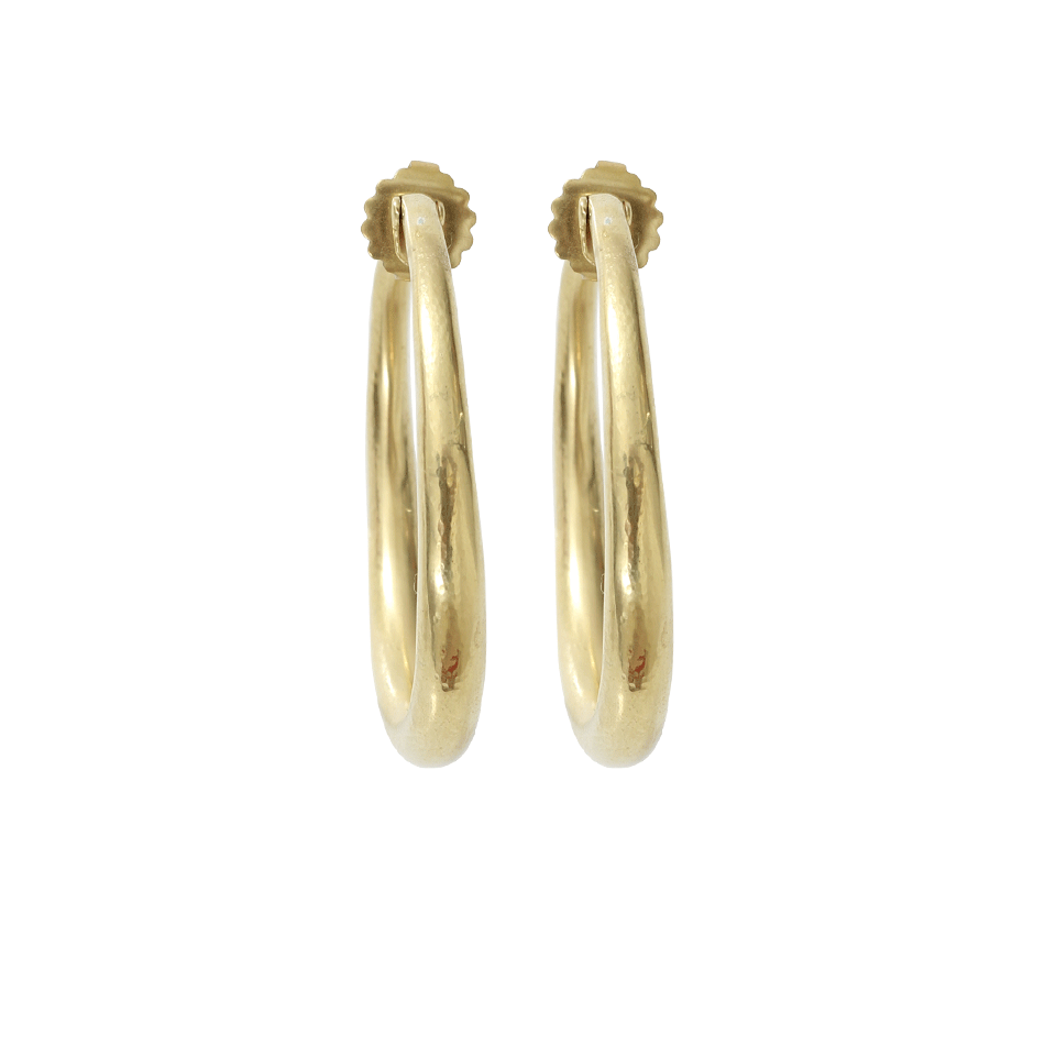 VAUBEL-Medium Chunky Hoop Clip Earrings-GOLD