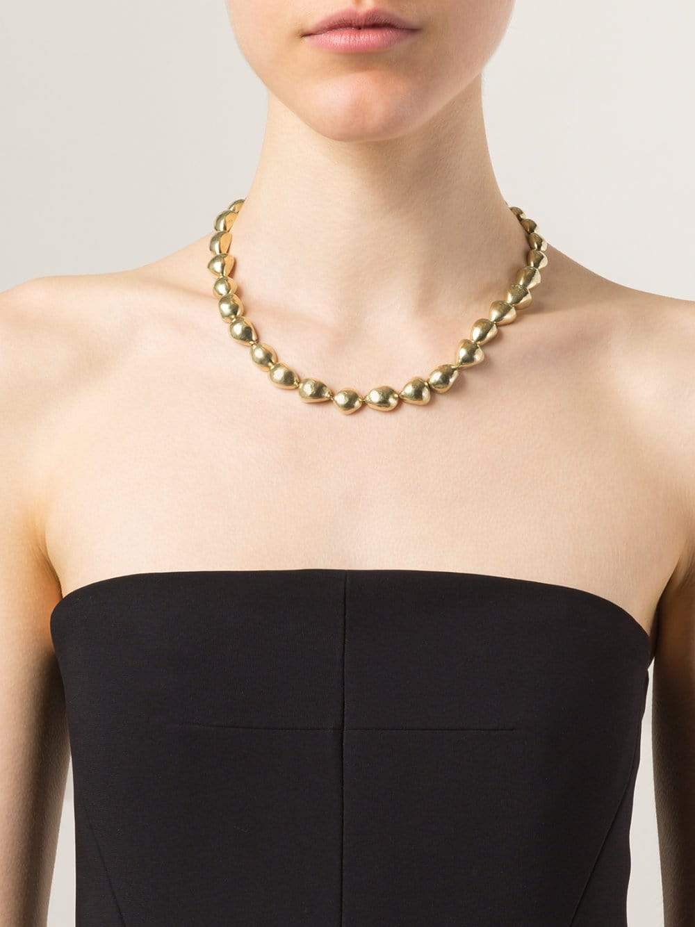 VAUBEL-Small Pebble Necklace-GOLD