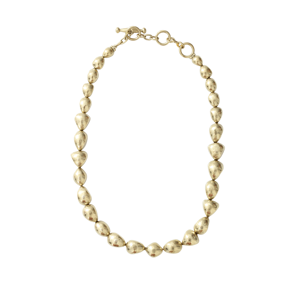 VAUBEL-Small Pebble Necklace-GOLD