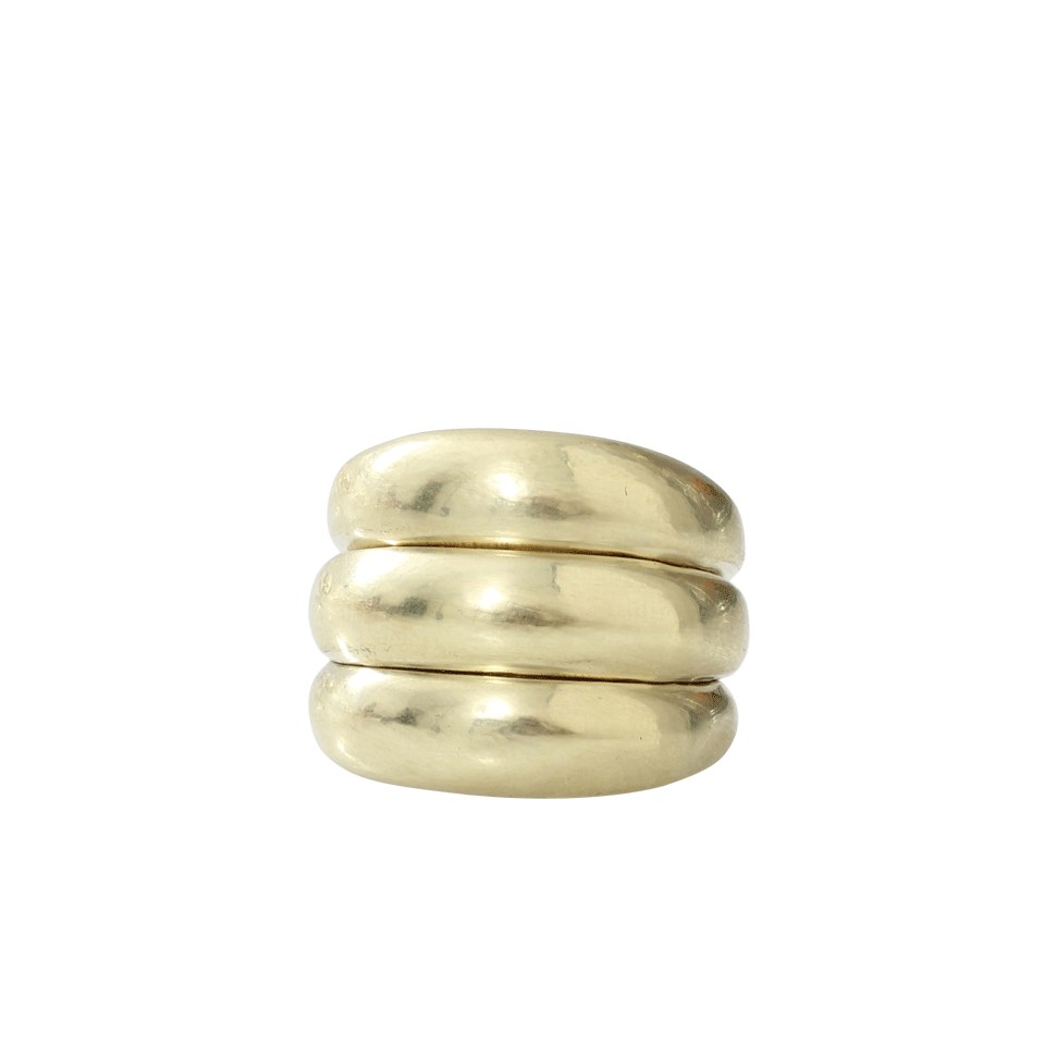 VAUBEL-Triple Band Ring-GOLD