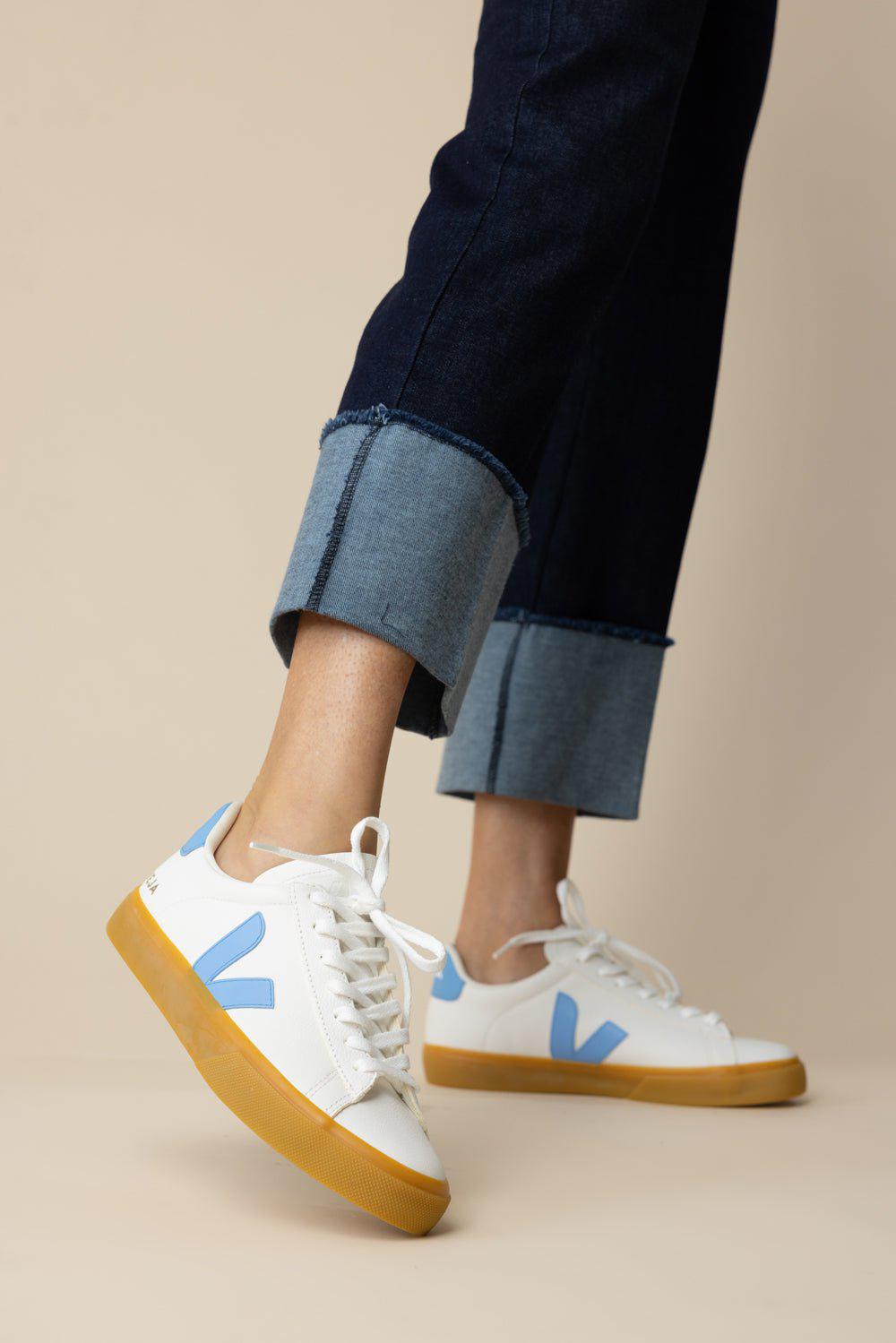 Campo Sneaker - Extra White Aqua | VEJA – Marissa Collections