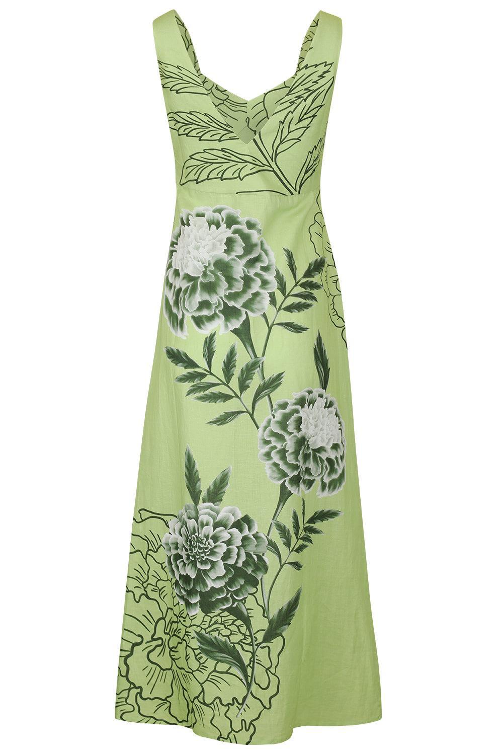 Summer Maxi Dress-GREEN-XS-CLOTHINGDRESSCASUAL-VERANDAH
