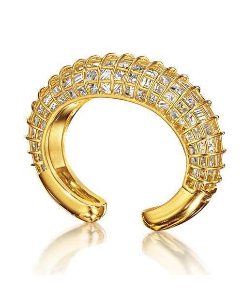 VERDURA-Caged Cuff-YELLOW GOLD