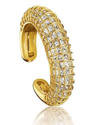 VERDURA-Caged Cuff-YELLOW GOLD