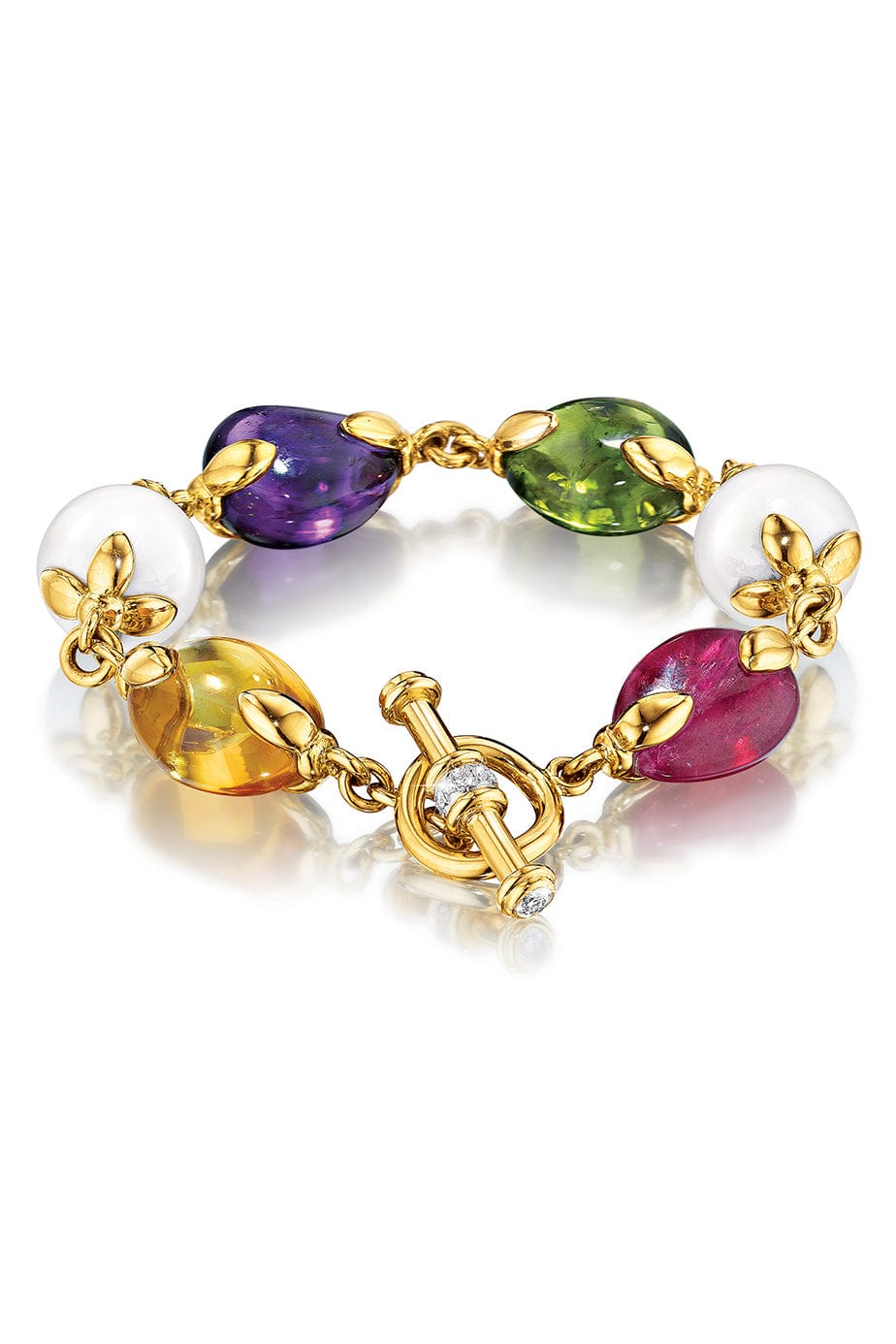 VERDURA-Fulco Toggle Bracelet-YELLOW GOLD