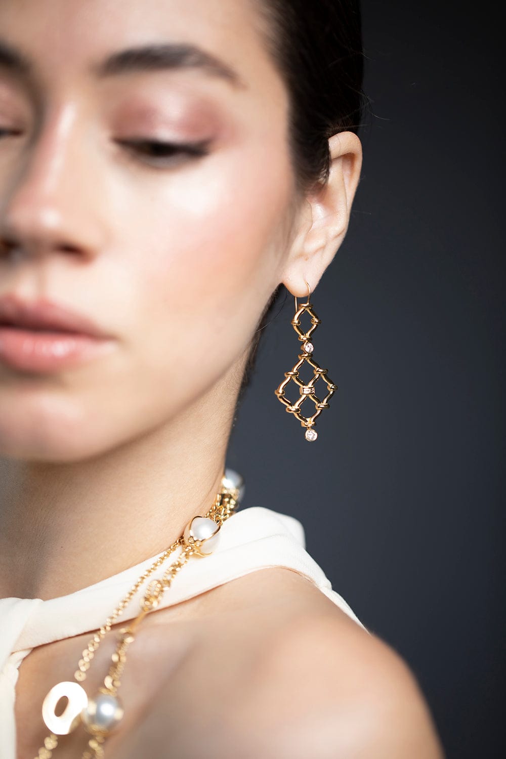 VERDURA-Kensington Earrings-YELLOW GOLD