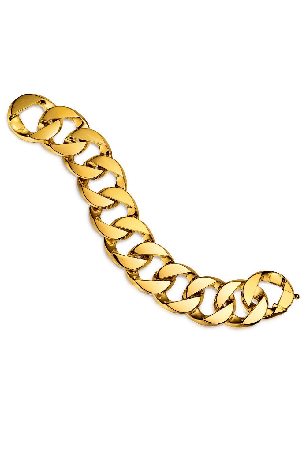 VERDURA-Large Curb Link Bracelet-YELLOW GOLD