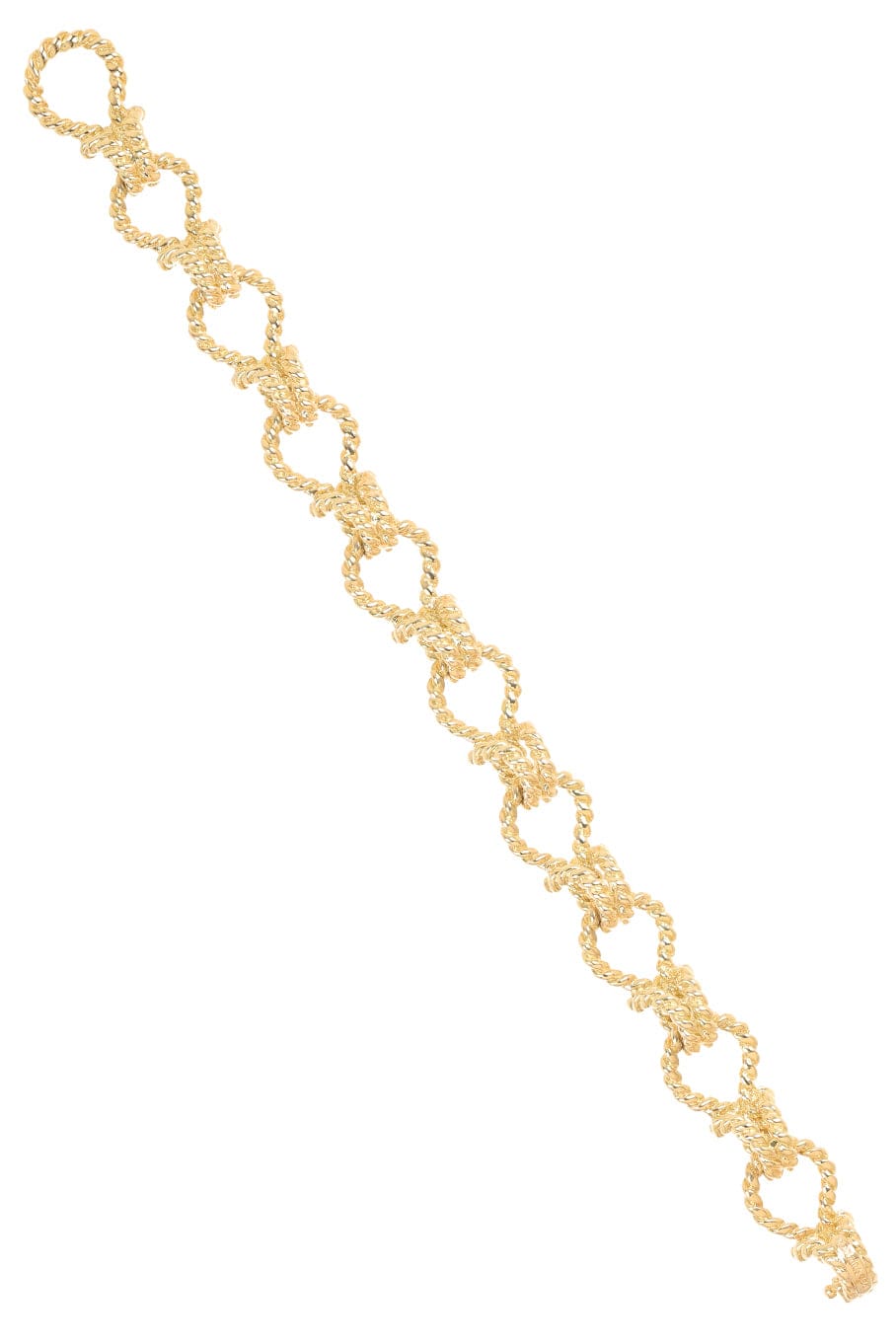 VERDURA-Large Rope Link Bracelet-YELLOW GOLD